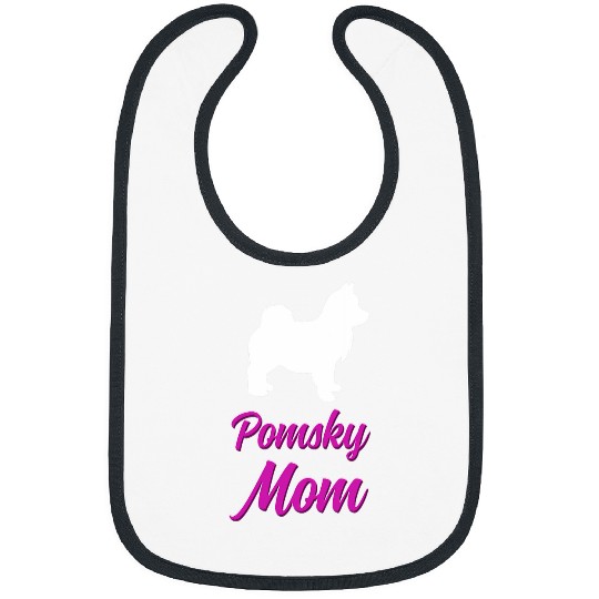 Discover Pomsky Owner Dog Mom Apparel Bibs