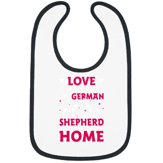 German Shepherd Funny Dog Owner Bibs
