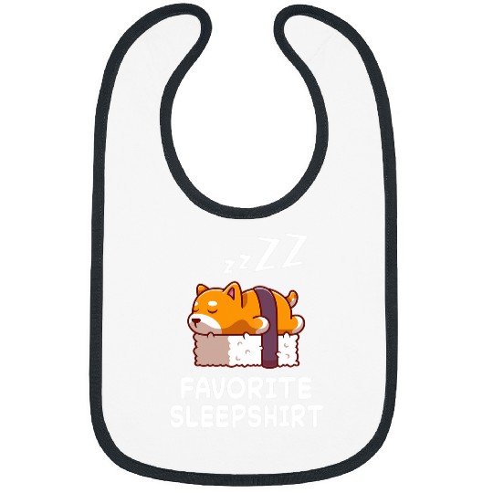 Dog Shiba Inu Sushi Dogs Nap Sleeping Sleep Pajama Nightgown Bibs