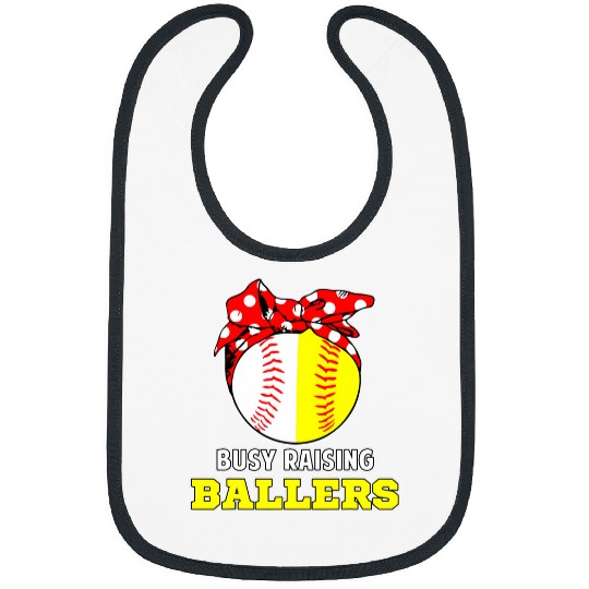 Discover Baseball Softball Gamer Mom Bandana Ball Busy Raising Baller Bibs