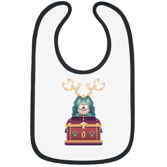 Jackalope King Fantasy Illustration Geeky Gaming Bibs
