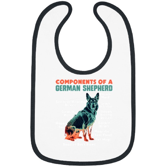 Shepherd Dog COMPONENTS OF A GERMAN SHEPHERD DOGS 2 Bibs