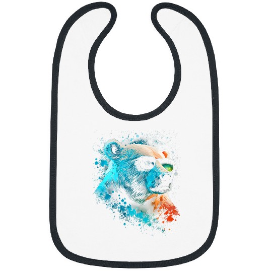 Polar Bear wild animals art animal animal Polar Bear 33 Bibs