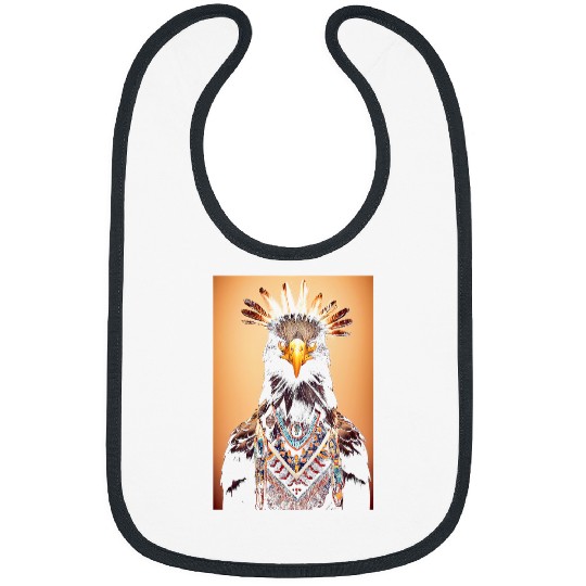 Native American Indian Design Warrior Native American 16 Bibs
