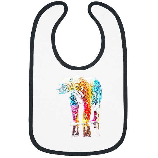 Polar Bear wild animals art animal animal Polar Bear 16 Bibs