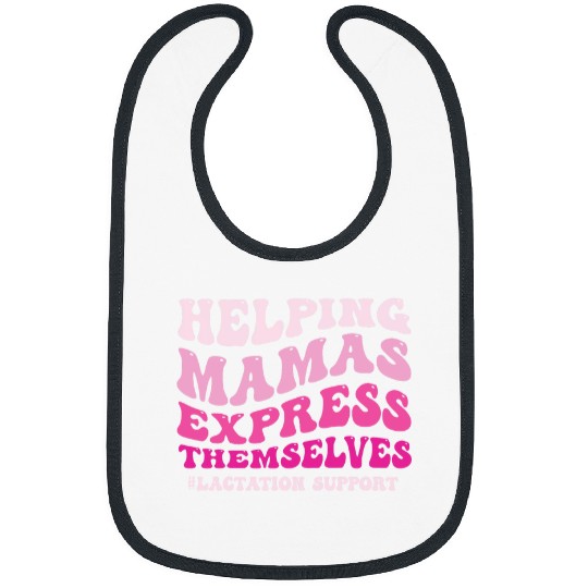 Discover Lactation Consultant Helping Mama Express Themselves Bibs