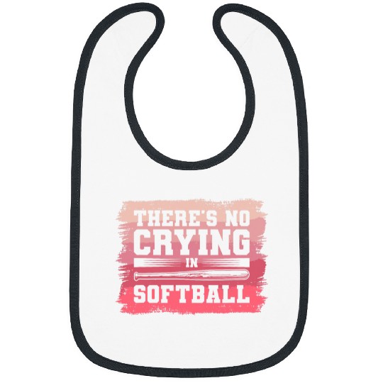 Discover Theres No Crying In Softball Softballer Bibs