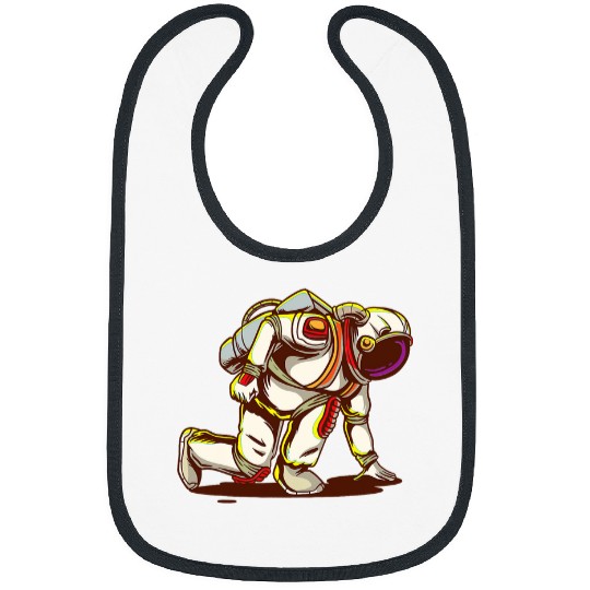 Starting Astronaut I Running Runner Sprinter Sci Fi Space Bibs