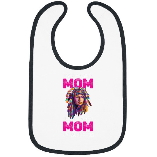 Native American Mom With Headdress Indigenous Bibs