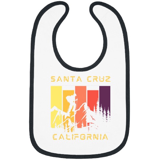 SantaCruz CA Distressed Design Mountain Hiking and Climbing Bibs