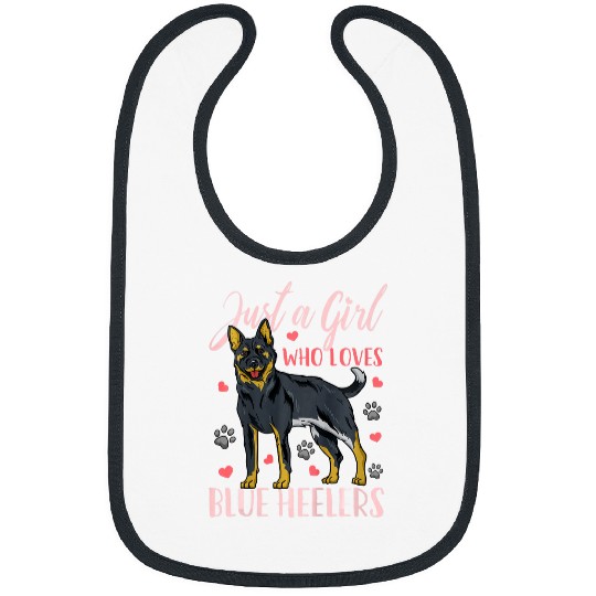 Kids Blue Heeler Gift 1 Bibs