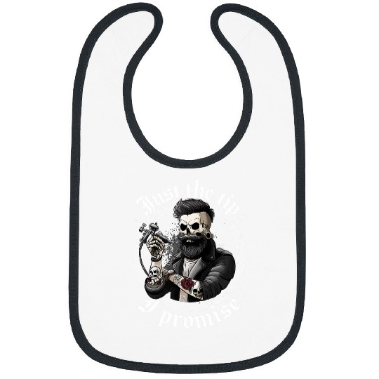 Just The Tip I Promise Ink Artist Inked Local Tattoo Artists Bibs