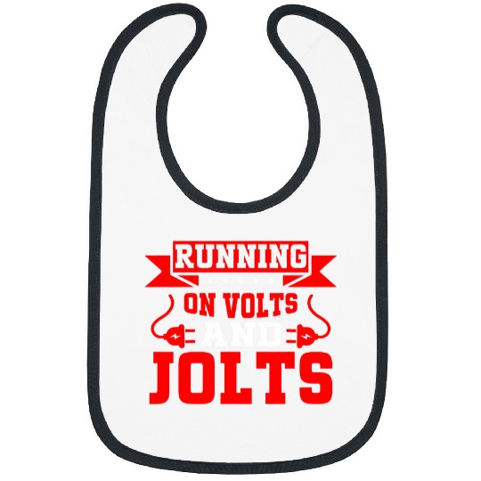 Discover Running on Volts and Jolts Electrician Bibs