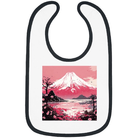 Nihons Blossom Peaks Waterfall Symphonys Twilight Ballet Bibs