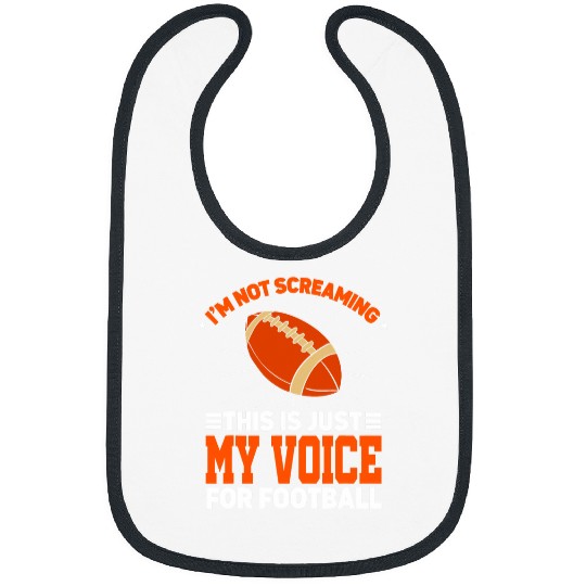 Discover Im Not Screaming Coaching Sports Coachs American Football Bibs
