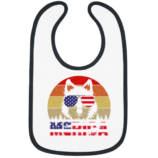 Liberty Freedom vintages Design Merica Husky Bibs