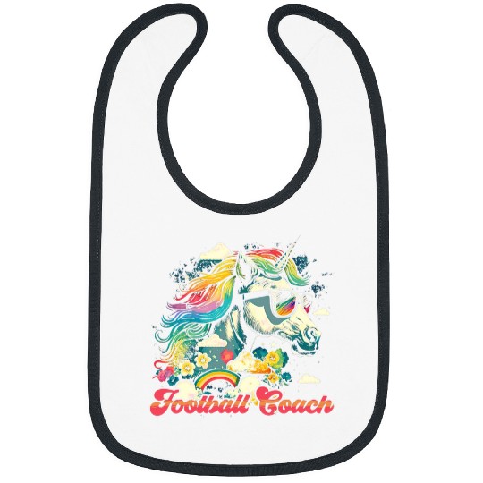 Rainbow Unicorns Football Coachs Coaching Bibs