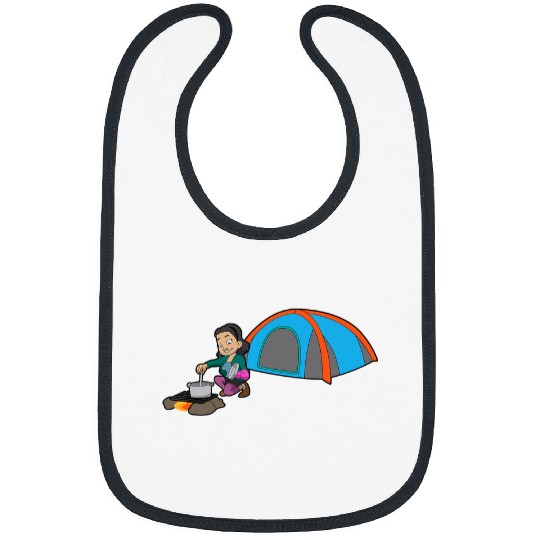 Solo happy woman camper 2 Bibs