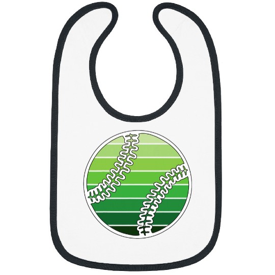 St Patricks Day Baseball Catcher Lucky Matching Family Bibs