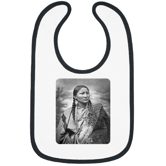Native American indian Original Print treasured history Bibs
