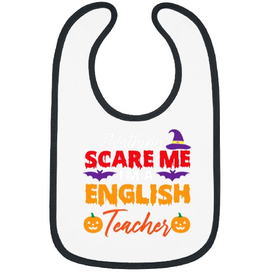 Scary English Teacher Costume Halloween Lazy Easy Bibs