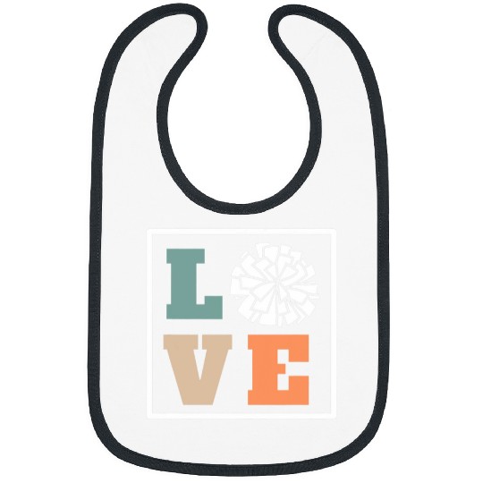 Love Cheer vintages Cheerleading Coach Bibs