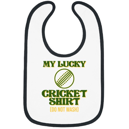 Lucky Cricket Player Sports Lover Team Coachs Graphic Bibs