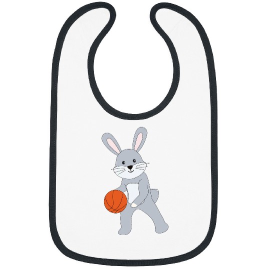 Squirrel Playing Basketball Ball Sports Chipmunk Bibs