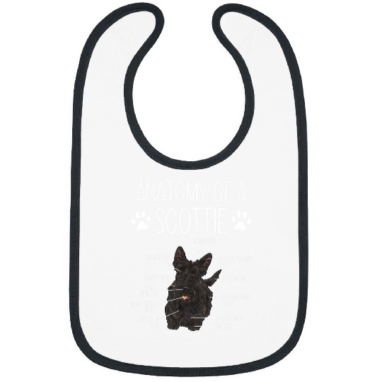 Scottish Terrier Anatomy Of A Scottie Dog Bibs