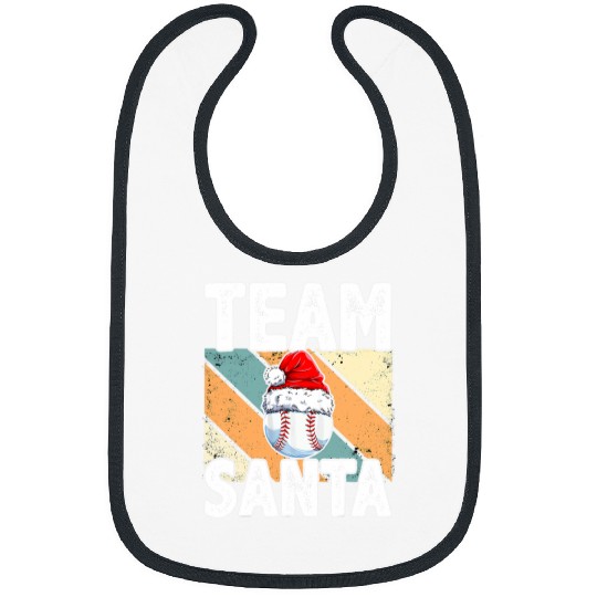 Team Santa Softball Christmas Family Matching Pajamas Tees Bibs