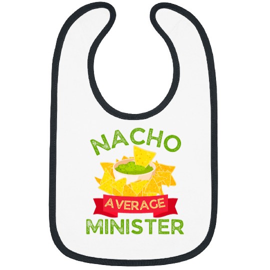 Nacho Average Minister Wedding Bibs