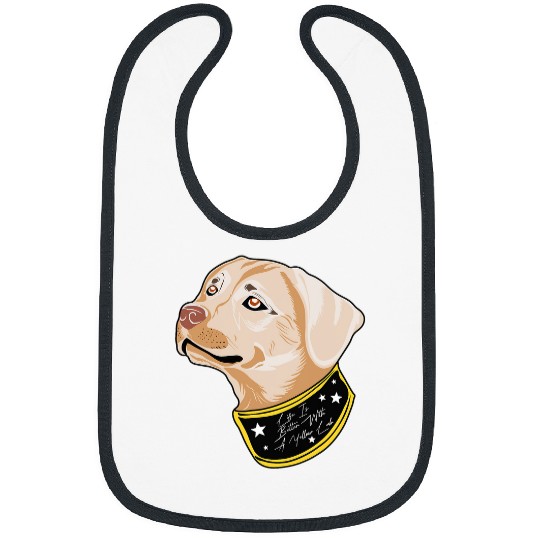 Life Is Better With a Yellow Lab Cool Yellow Labrador Bibs