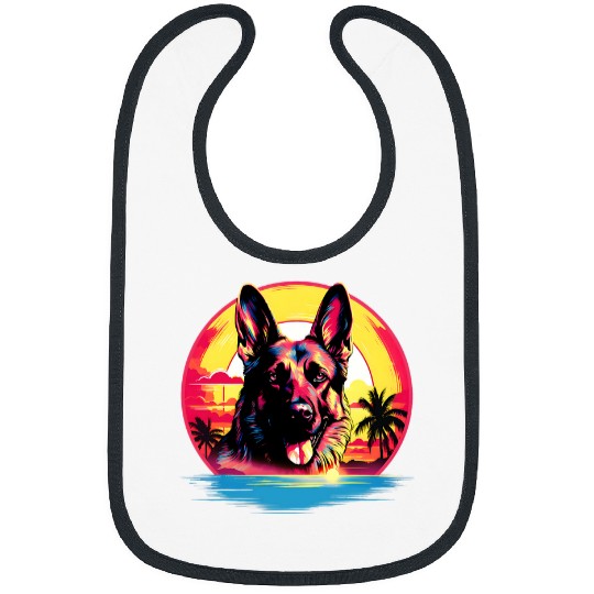 German Shepherd Men Women Kids Bibs
