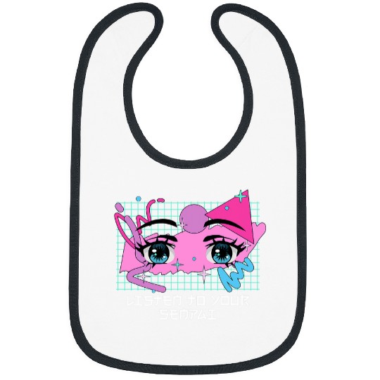 Listen to Your Senpai Anime Lover Trainer Otaku Training Bibs