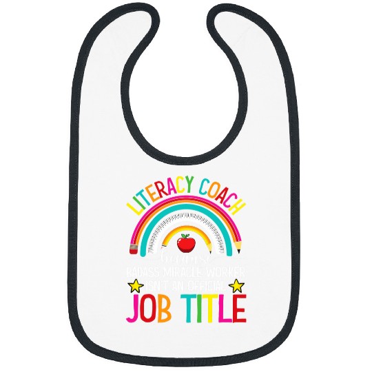 Literacy Teacher Principal Literacy Coachs Reading Coach Bibs