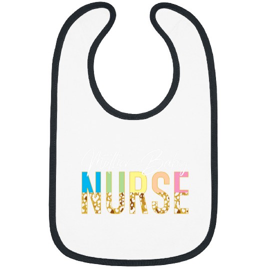 Mother Baby nurses Leopard Print Postpartum Maternity Nurses 21 Bibs