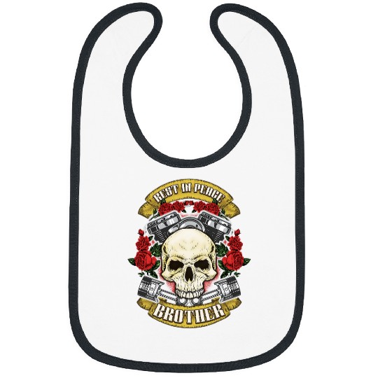 Skull Roses and Bike Parts Wreath  RIP  Motorcycle Engine Bibs