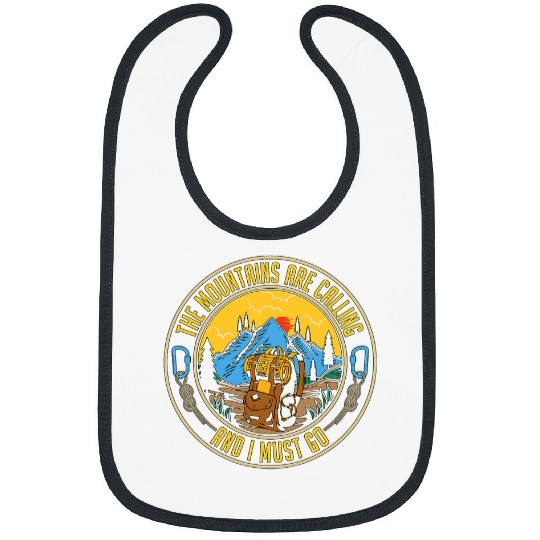 The Mountains Are Calling Loves Rock Boulder Rock Climbing Bibs
