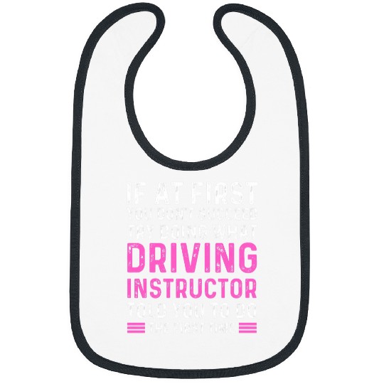 Thank you for driving instructor Car Teacher Education mom Bibs