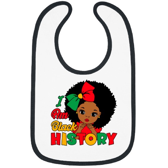 Kids I Am Black History Girls Black History Month Bibs