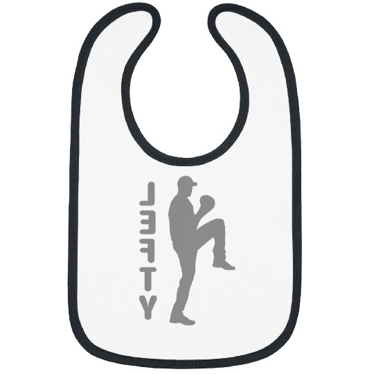 Lefty Baseball Pitcher Southpaw Funny Baseball Pitching Bibs