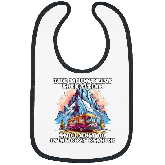 The Mountains are calling Camper Mobile homes Motorhomes RV Bibs