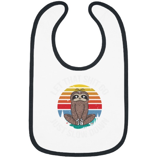 Pilates Meditation Fitness Man Lotus Yin Yang Buddhism Bibs