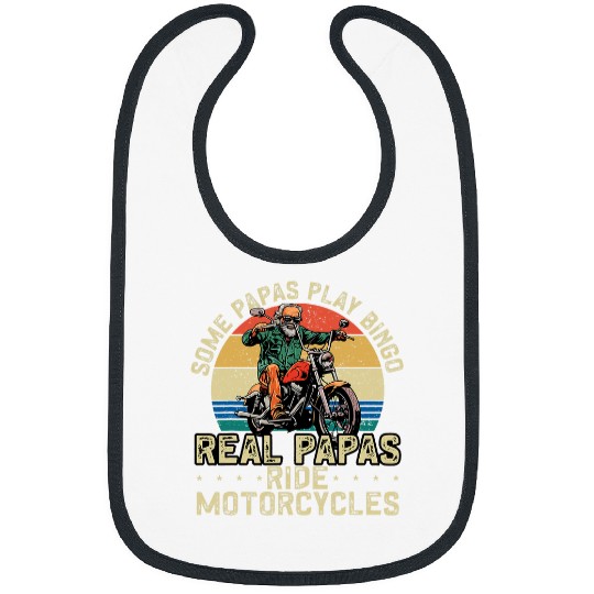 Some Papas Play Bingo Real Papas Ride Motorcycles Bibs