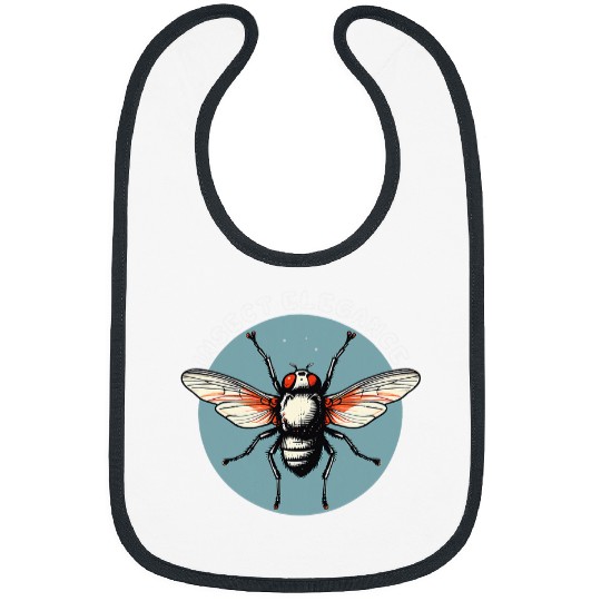 Insect Elegance Flies Souvenir Buzz Entomology Souvenir Bibs