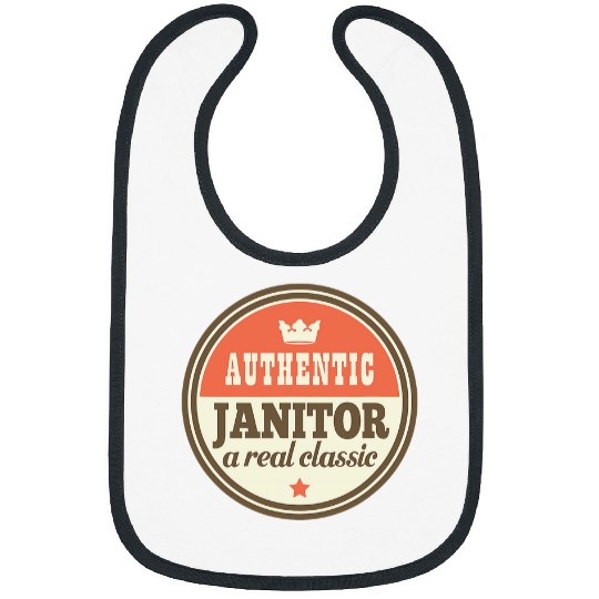 Mens Funny Janitor Vintage Bibs