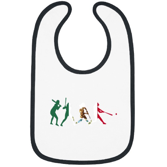 Mexico Softball Baseball Pitcher Team Coachs Fan Bibs