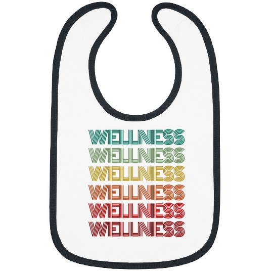 Retro WELLNESS Squad Gym Crew Health Trainer Coachs Lifestyle Bibs