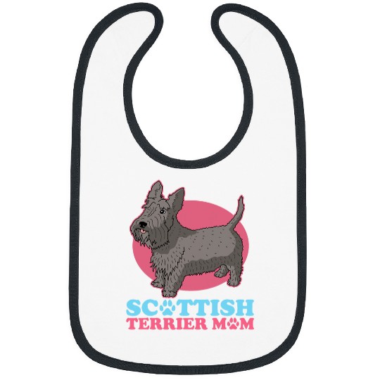 Dog Scottish Terrier Mom Scottie Dog Owner Scottish Terrier 3 Bibs