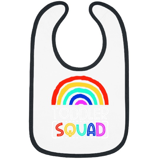 Toddler Squad Funny Daycare Provider Appreciation Teacher 1 Bibs